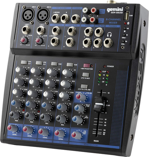 Sound gem 08usb audio mixer - sound,